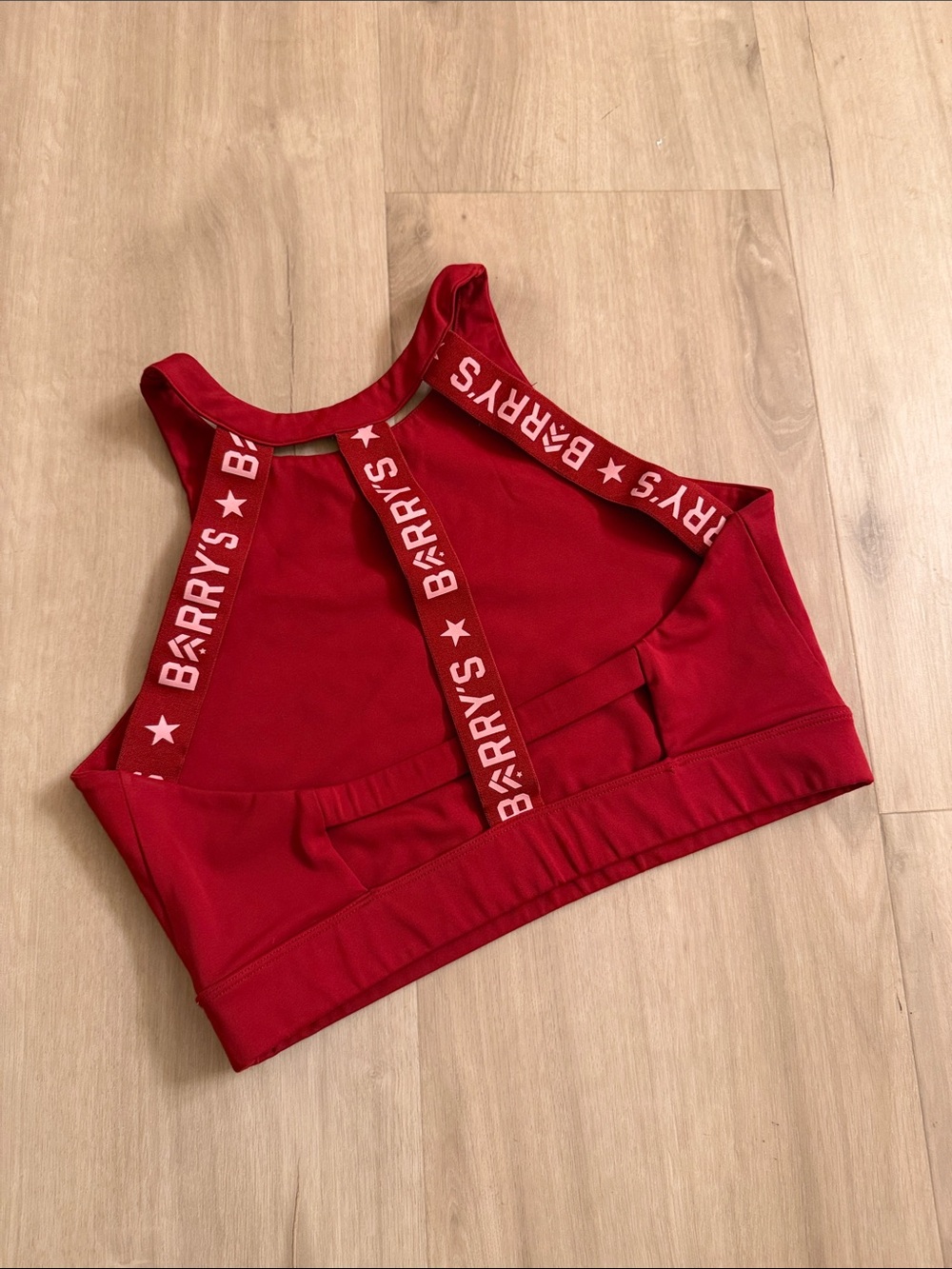 Barry’s Bootcamp Red High-Neck Performance Sports Bra
